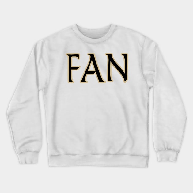 NOLA LYFE New Orleans Football SUPER FAN!!! Crewneck Sweatshirt by OffesniveLine